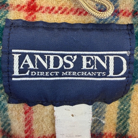 Lands End Wool Lined 60/40 Winter Mountain Parka Red Mens Large/XL USA Vintage - Picture 7 of 15